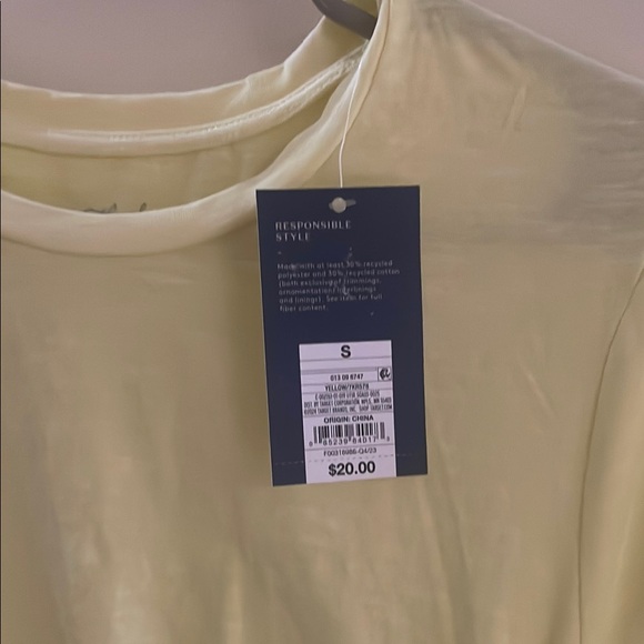 Yellow Ruched T-shirt Dress by Universal Thread - Picture 7 of 8